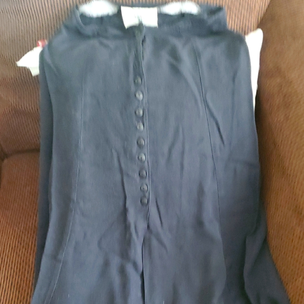 Tailor B. Moss Black A-Line Skirt